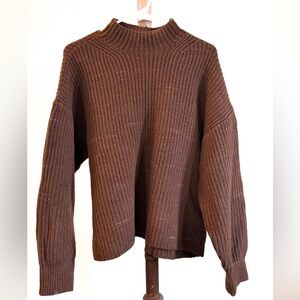 Old Navy Chocolate Knit Sweater